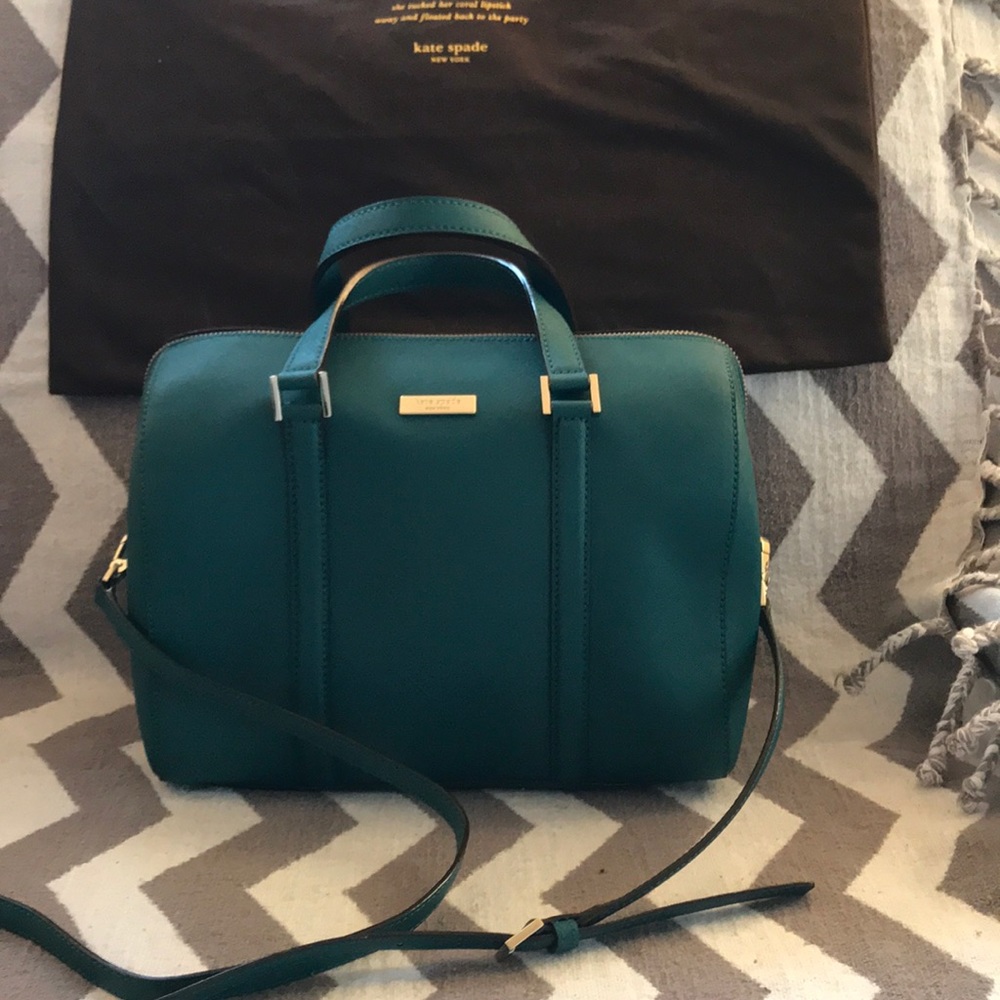 Dark green Kate Spade Crossbody